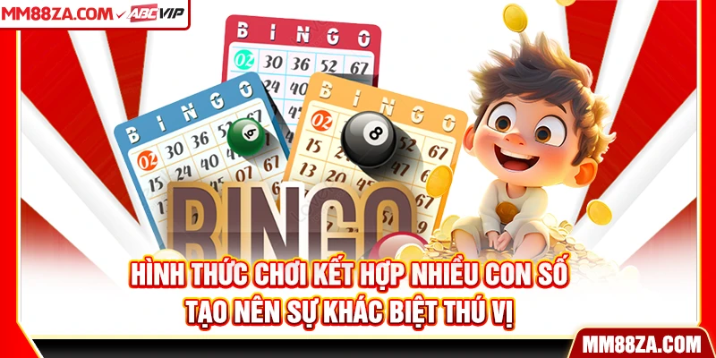 Hình thức chơi kết hợp nhiều con số tạo nên sự khác biệt thú vị