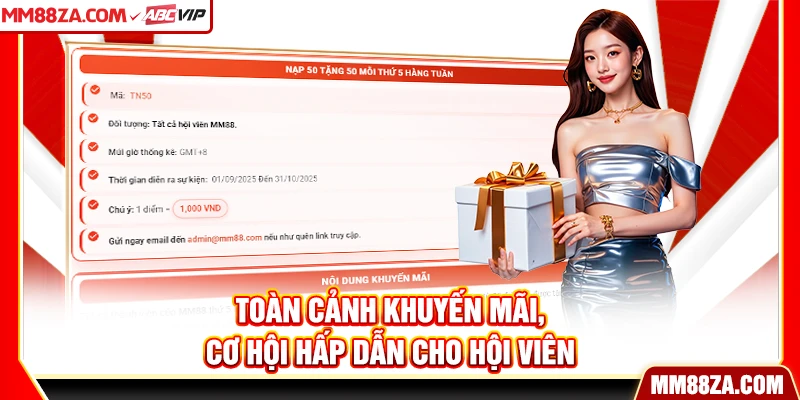 Toàn cảnh khuyến mãi, cơ hội hấp dẫn cho hội viên